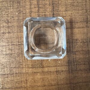 Oleg Cassini Crystal Votive Holder